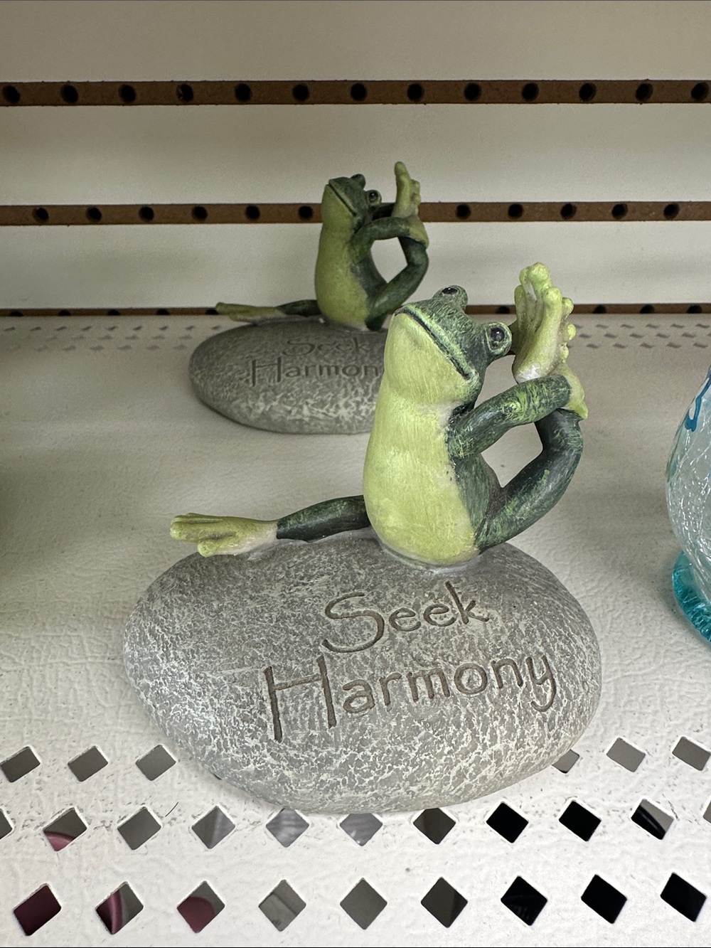 Green Frog 'Seek Harmony' Garden Statue - Home Art